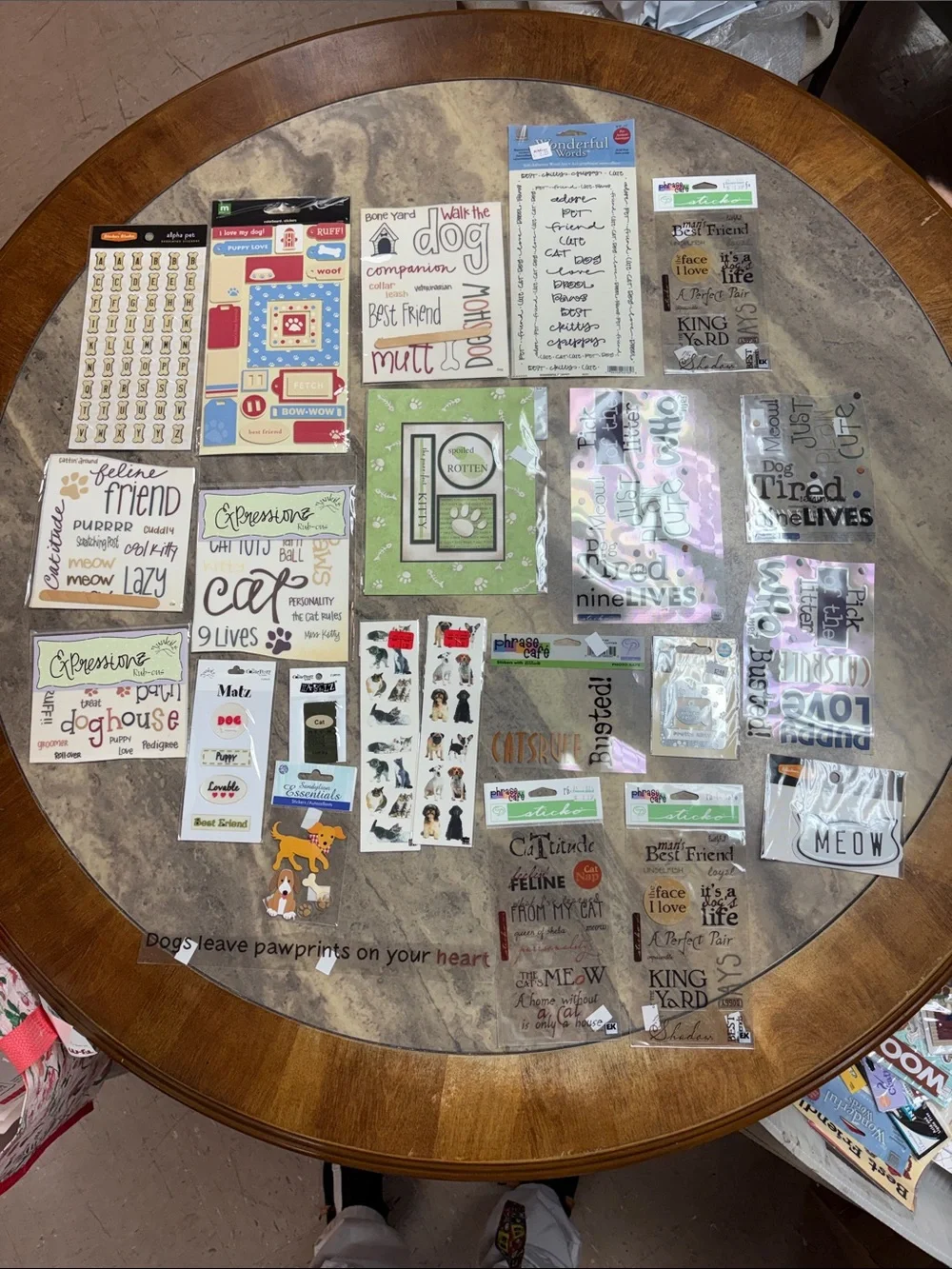 Scrapbooking Assorted Pet-Themed Stickers - Multi Color lot 41